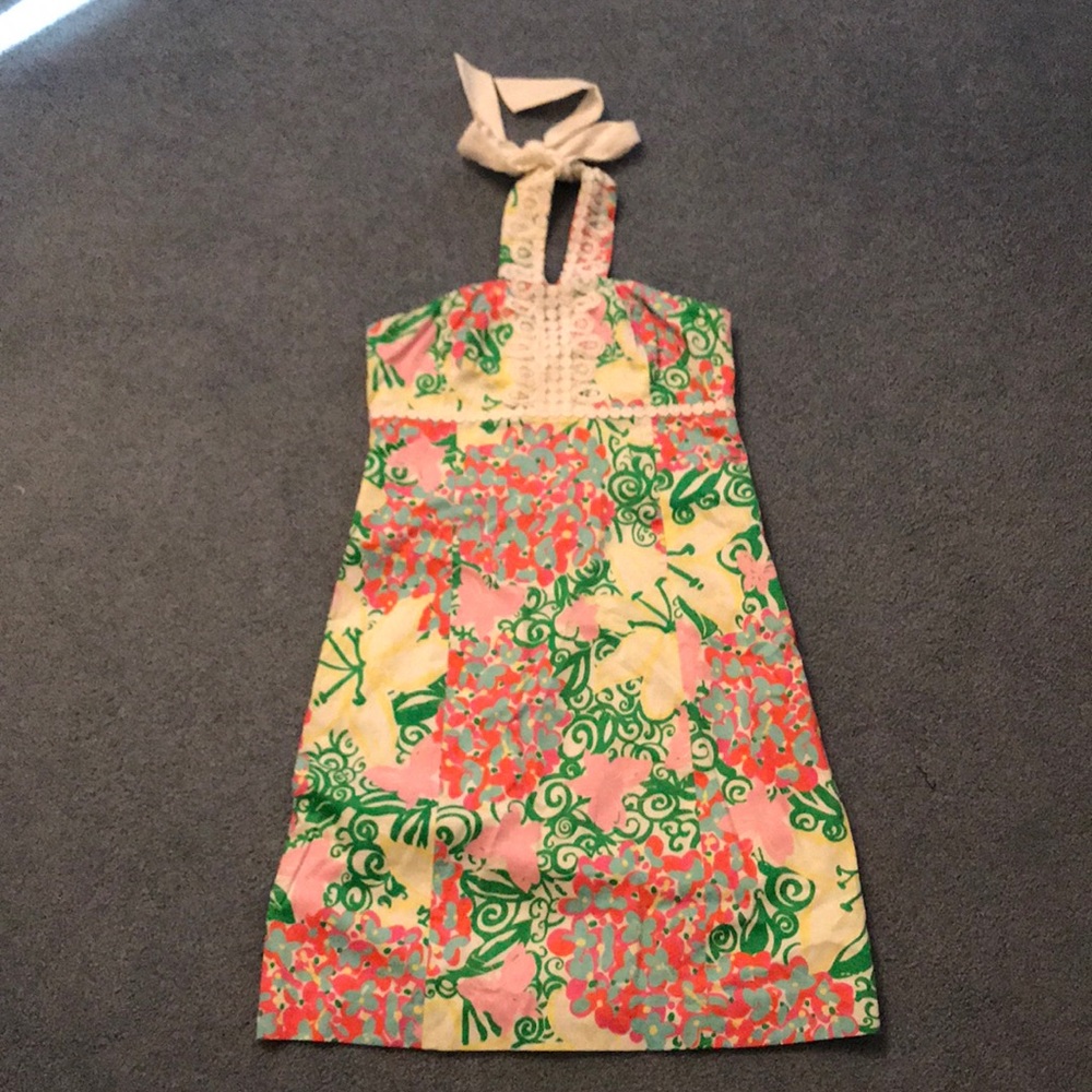 Lilly Pulitzer butterfly pattern dress